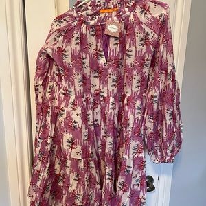 Oliphant Balloon Sleeve Mini Dress